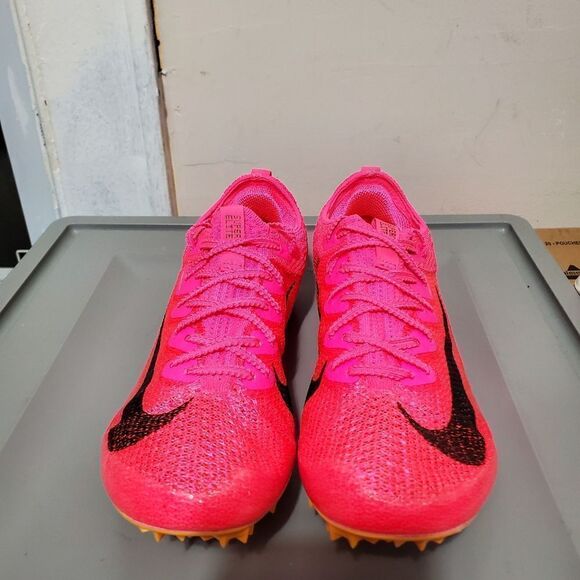 Nike Zoom Superfly Elite 2 Mens Sz 7.5 Sprinter Shoe Pink/Black New With Bag - Picture 4 of 13